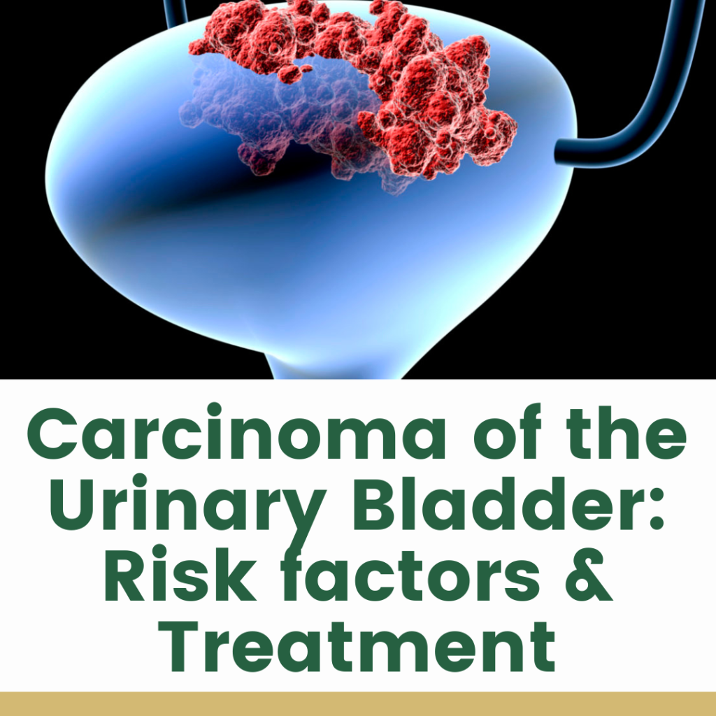 Carcinoma of the Urinary Bladder: Risk factors & Treatment